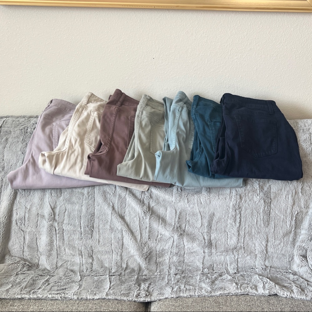 Set of Six Colored Pants